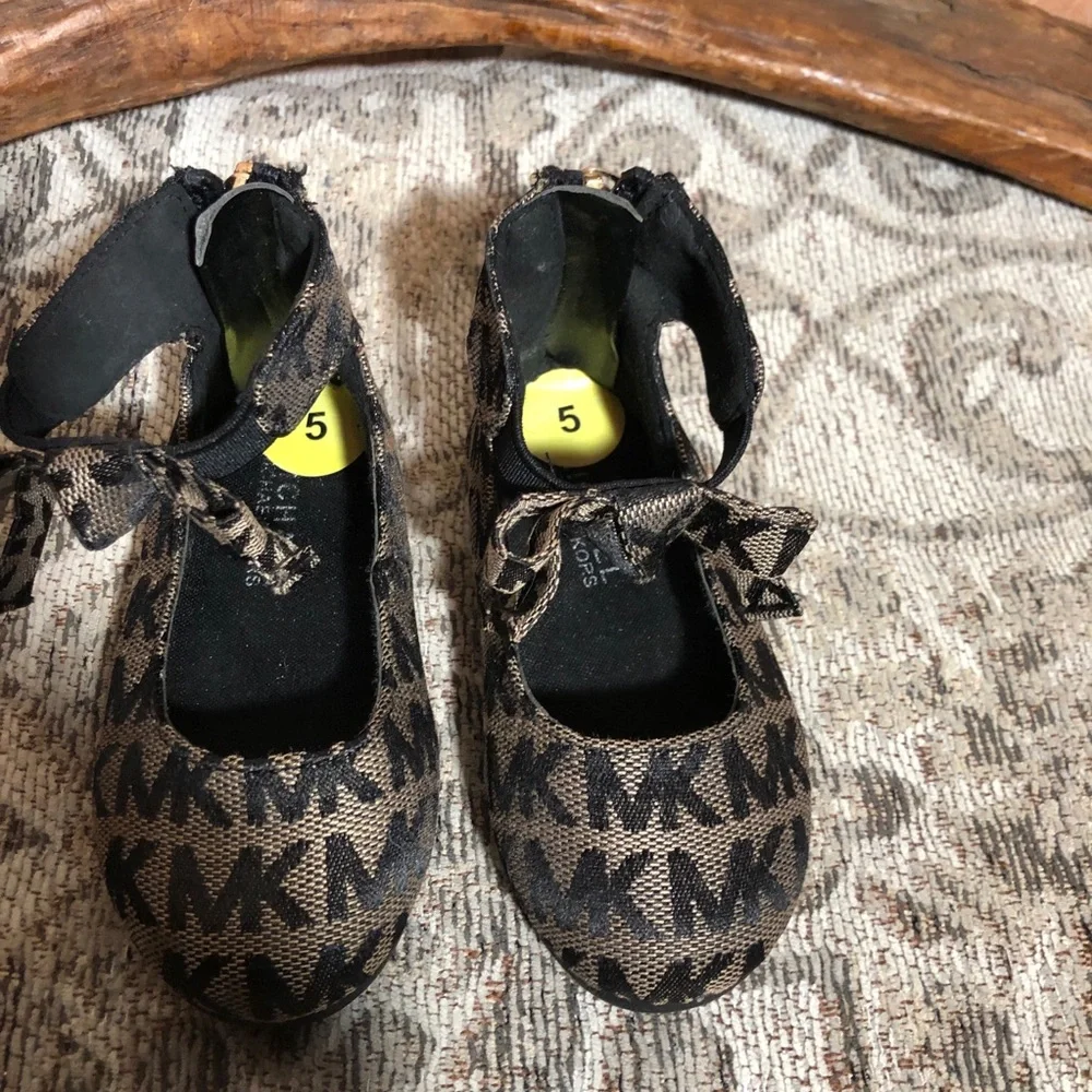 Michael Kors Infant Toddler Signature MK Ballet Shoes